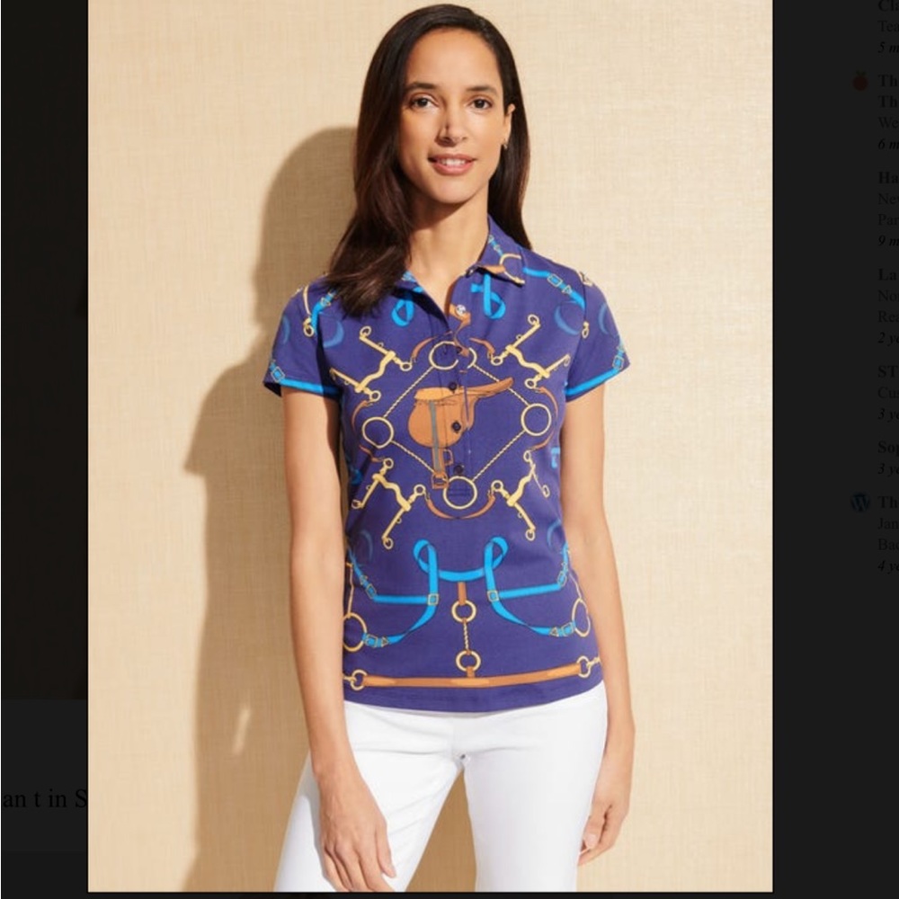J McLaughlin Horse Country Chic top